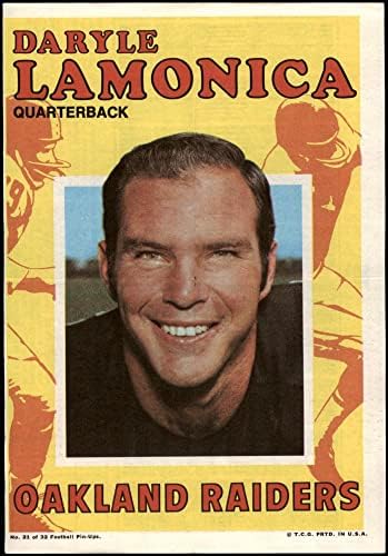1971. Topps 21 Daryle Lamonica Oakland Raiders VG/Ex Raiders Notre Dame
