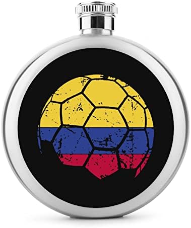 Kolumbijska zastava nogometna tikvica za vino od nehrđajućeg čelika za muškarce Ženska tikvica boca prijenosna tikvica za alkoholna