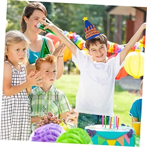 8pcs rođendanski šešir, dječja Tijara, kappi kapa, Šeširi za zabavu za odrasle, šešir za zabavu od sladoleda, šešir od gnome konusa,