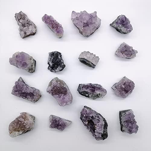 XMHOME RAW AMETHYST KLUSTERS GOLUM NARODNI AMETHYST GEODE 1,1 lbs Gemstotes and Crystals Stone uzorak za prevrtanje čarobnjaštva