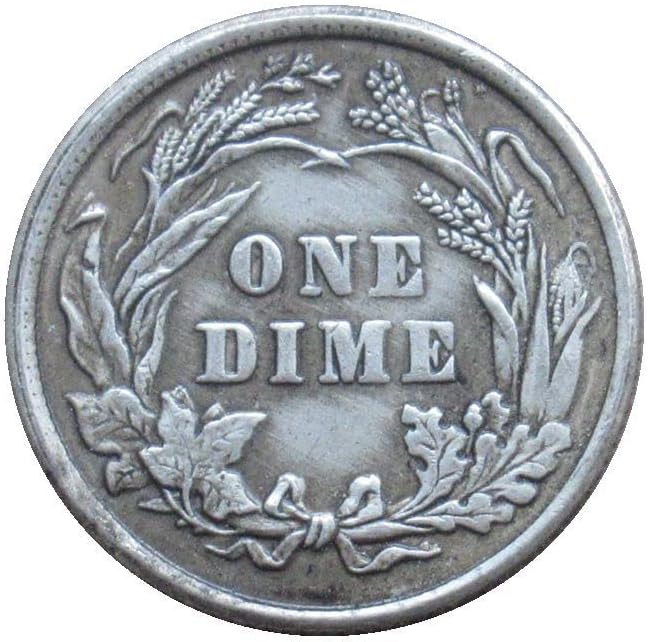 Američki brijač 10 Cent 1896 Srebrna replika Replika Komemorativna kovanica