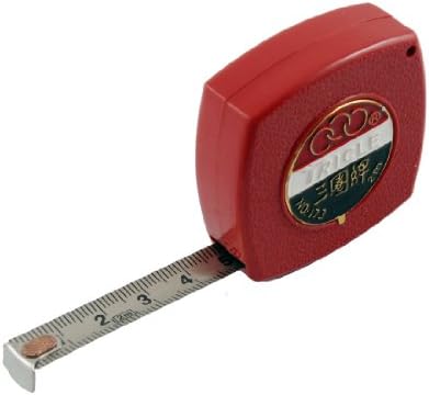 Alat za alati za crveni kvadrat i predmet kuće za poboljšanje kuće za samostalno uvlačenje metričke trake za mjerenje vrpce Mjera Alat