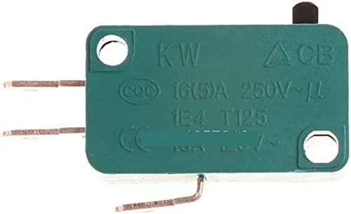 Микропереключатели AGOUNOD 5 kom./lot Normalno otvoren prekidač puta KW7-0 15A 16A 125V 16 A 250V-1E4 udubljenu tipku T125