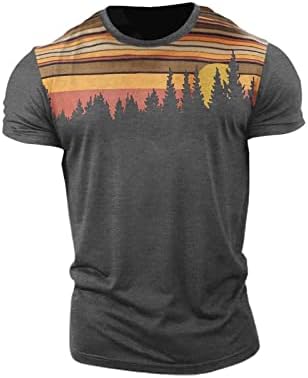 BMISEGM Ljetne velike i visoke košulje za muškarce muške majice s kratkim rukavima Lagane super meke atletske posade Pamučne košulje