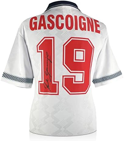 Ekskluzivna memorabilija Paul Gascoigne potpisala je nogometni dres iz Engleske 1990. godine. Ikona
