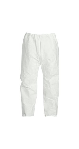 DuPont Tyvek 400 Zaštitne hlače za jednokratnu upotrebu s elastičnim strukom, bijelim, 3x-velikim, 50-pakom