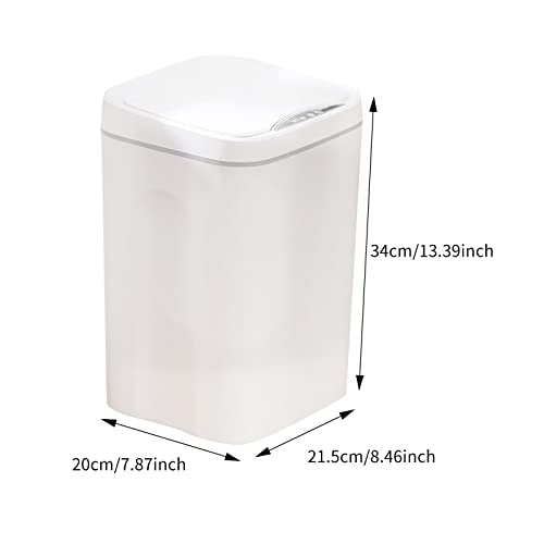 kupaonska kanta za smeće s poklopcem beskontaktni senzor kanta za smeće za kuhinju dnevnog boravka malih uređaja 16L snažan sprej s