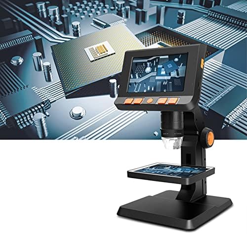 Podesivi digitalni mikroskop od 4,3 inča s ekranom, LED elektronska kamera s povećanjem od 50-1000ND, mikroskop s video kamerom za
