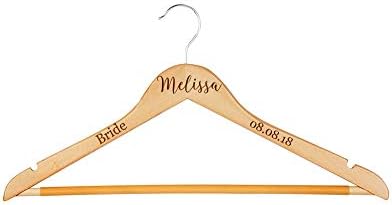 Krezy Case Personaliziranje vješalica za drva-vješalica za vjenčanje-mladenka za vjenčanje haljina za vješalice za mladenke za djeveruše