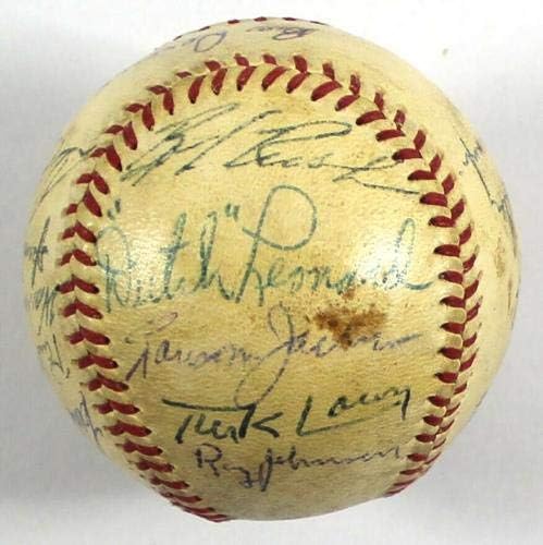 1953. Chicago Cubs tim potpisao je bejzbol Nacionalne lige Giles s JSA CoA - Autografirani bejzbol