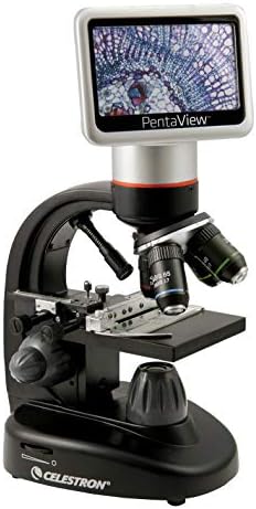 – Digitalni LCD mikroskop–biološki mikroskop s ugrađenom digitalnom kamerom od 5 MP - podesivo mehaničko postolje-Torbica za nošenje