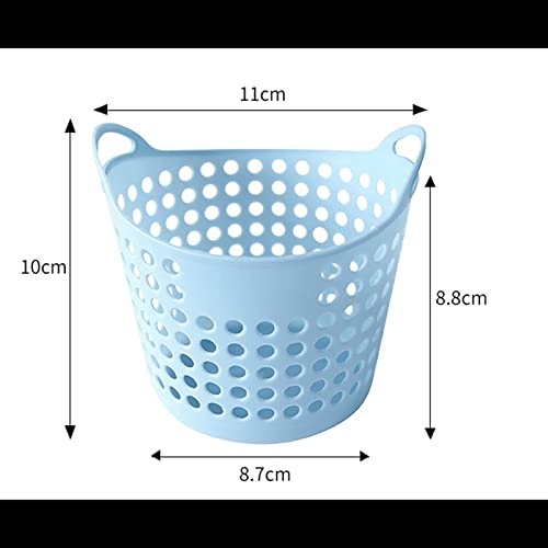 Allmro Malo smeće Can mini Desktop Skladištenje Mala košarica Plastična košarica za skladištenje smeća smeće za smeće Can Opskrba kućanstva