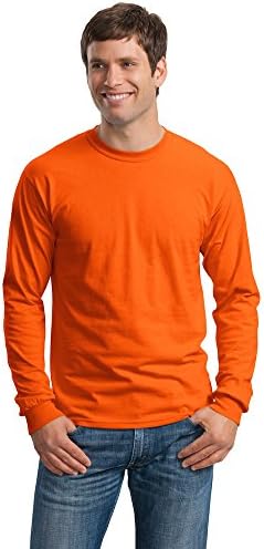 Gildan Ultra Cotton 6 oz. Majica s dugim rukavima Texas narančasta