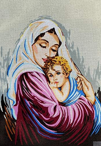 Igla oslikana platna Tapisery Gobelin - Madonna i dijete 24 x32 10.539 od Gobelinl