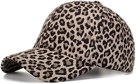 Moda Žene Muškarci Sport Leopard Print Prozračna bejzbolska kapa na Plaži Hip Hop šešir sunčana kapa teniska lopta šešir