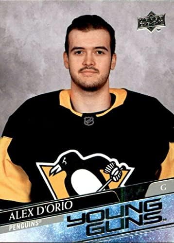 Alex d'Orio 2020/21 Gornja paluba mlada puška rookie kartica 719 Pittsburgh Penguins - Hockey Slabbed Rookie Cards