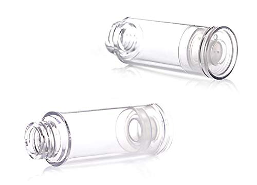 12pcs 15ml / 0.5 oz Prijenosne plastične prazne prozirne boce s vakuumskom pumpom bez zraka spremnik za kozmetičku kremu boca za losion