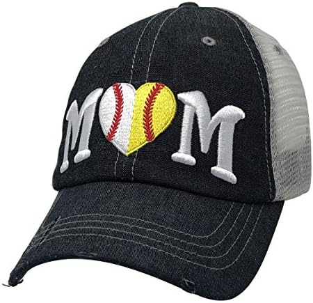 COCOMO SOUL WOMENS BULL MAMA HAT | Baseball/softball mama šešir | Mama od softball kape za bejzbol | Baseball mama šešir | Softball