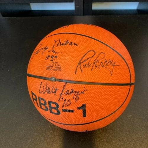 Kareem Abdul -Jabbar George Mikan NBA HOF Greats potpisao košarku s JSA CoA - Košarka s autogramima