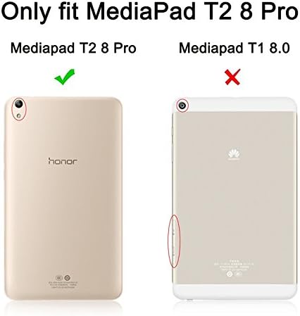 Qijuxys Huawei MediaPad T2 8.0 Pro futrola, ultra lagana vitka PU kožna tableta naslovnica za Huawei MediaPad T2 8 Pro 8.0inch tablet/za