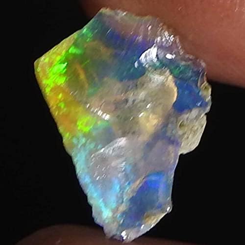 Jewelgemscraft ™ 02.60cts. Ultra vatreni sirovi opalni kamen, prirodni grubi, kristali s draguljima, etiopska opalna stijena, zalihe