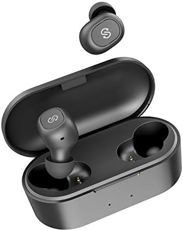 SoundPeats True bežični uši Bluetooth 5.0 slušalice s ugrađenim u stereo slušalicama za sport za sport, duboki bas, binauralni pozivi,