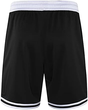 Muške aktivne sportske kratke hlače za trčanje, muške košarkaške kratke hlače s džepovima s patentnim zatvaračem