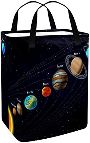 Planeti Sunčevog sustava Astronomija 60L samostojeća košara za rublje sklopiva velika košara za odjeću torbe za rublje s ručkama za