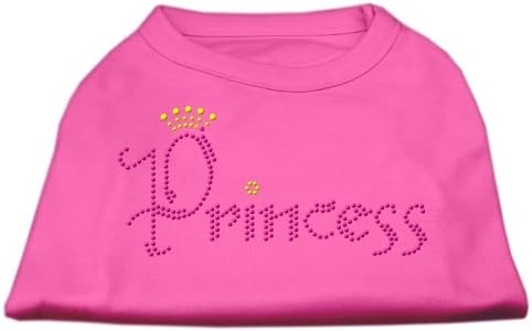 Mirage proizvodi za kućne ljubimce Princess Rhinestone majica za kućne ljubimce, mala, svijetlo ružičasta