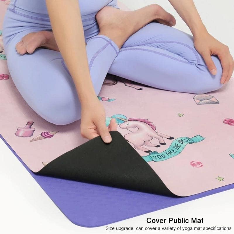 DHTDVD Gume antilop yoga mat Tanak мультяшный color print Fitness jastuk Prijenosni prometni mat