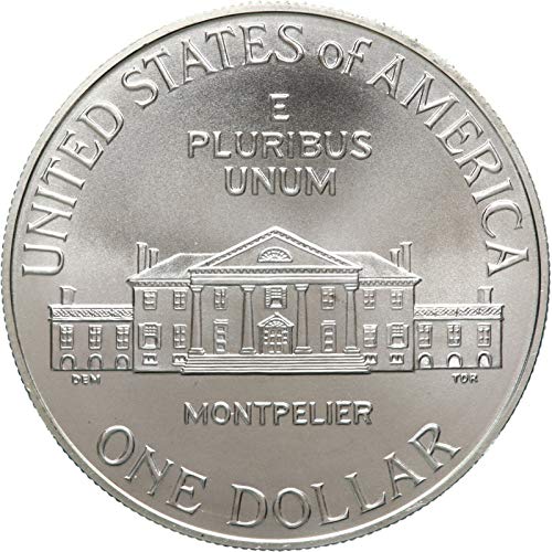 1993. D James Madison Bill of Rights Commemorative BU Silver Dollar - Gem Brilliant necirculirani - US MINT