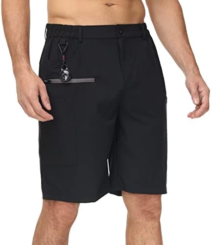 Yundobop muške planinarske kratke kratke hlače brze suhe najlonske kratke hlače Putuju aktivne golf kratke hlače sa 7 džepova otpornih