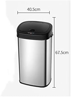 TKFDC automatsko smeće od nehrđajućeg čelika s filterom koji apsorbira miris, širokim otvaranjem senzora kuhinjskog kante za smeće
