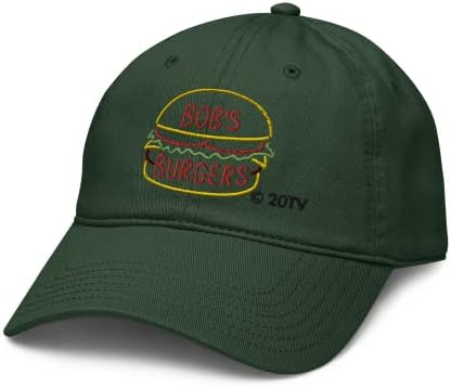 Serija Bob 's Burgers Vezeni neonski Burger znak s podesivom bejzbolskom kapom