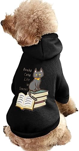 Knjige Mačke Život je slatko jednodijelno pseće kostim odijelo za kućne ljubimce s dodacima za kućne ljubimce za štene i mačku 2xl