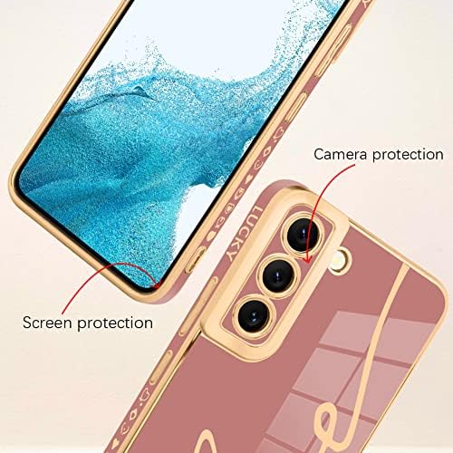 Bonoma za Samsung Galaxy S22 plus slučaj ljubavnog pisma Grafičko oblaganje grafičke pločice luksuzni elegantni zaštitni zaštitni zaštitni