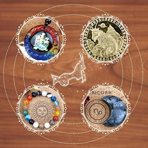 Yunoun Healing Stones and Crystals Set - Jarac Zodiac Stones - Astrologija zacjeljivanje kristalnog horoskopa Poklon Energija kristali