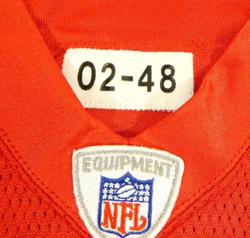 2002 Kansas City Chiefs Jason Andersen 67 Igra izdana Red Jersey 48 DP32165 - Nepotpisana NFL igra korištena dresova