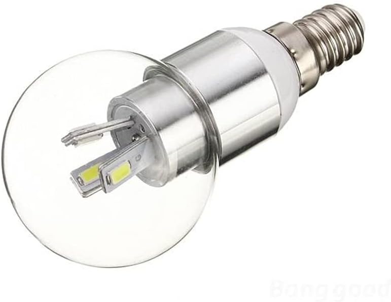 50pcs / lot svjetiljke 50pcs / lot 985-265,14,27 LED svjetiljka 55730 Globalni oblik prozirni poklopac topla bijela / bijela LED svjetiljka