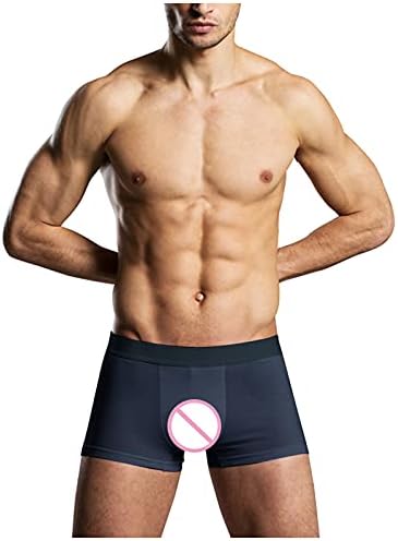 Bokseri za muškarce u boji Čvrsta bokserska elastična donje rublje udobna veličina velikih muških gaćica 2xl dugačka noga