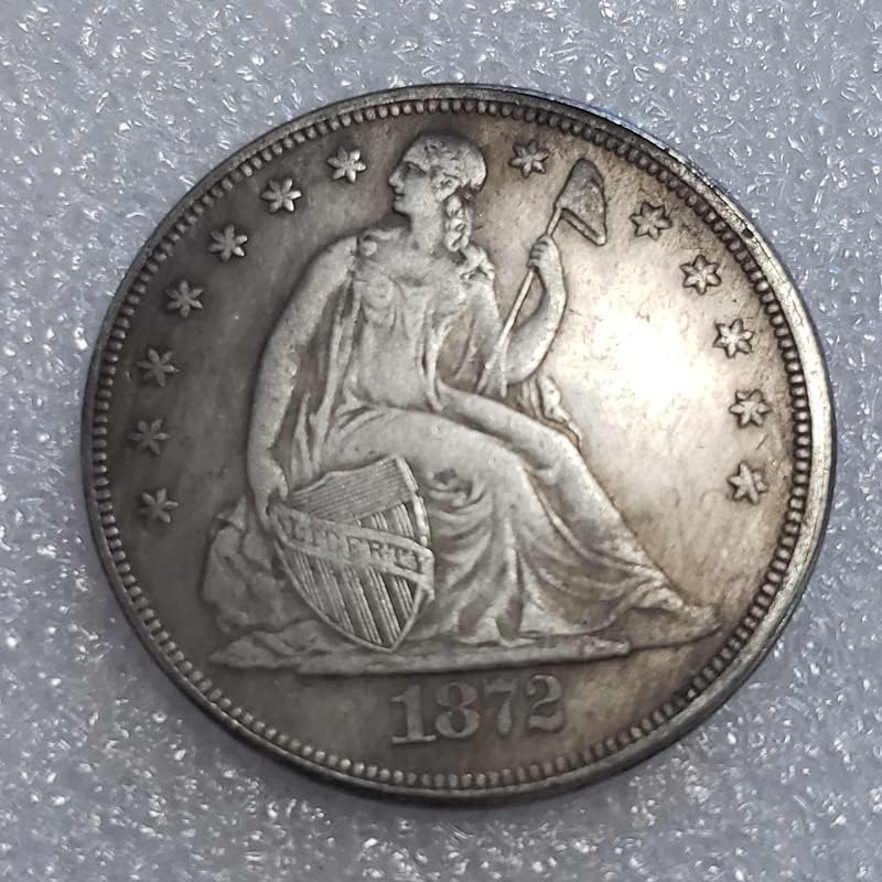 4 godine američke zastave Eagle Hold zastava 1870cc, 1871cc, 1872cc, 1873cc Combled Dollar Commumorative Coins