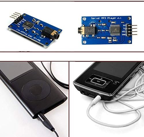 XimiMark 1PCS YX5300 MP3 Music Player Modul Glasovni serijski port UART Upravljački modul s utor za TF kartice za Arduino/AVR/ARM/PIC