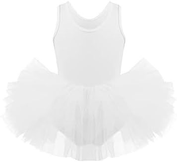 Manyakai Kids Girls Ballet Tutu Leotard Dancewear Tulle Slojevite plesne haljine Balerina Outfit