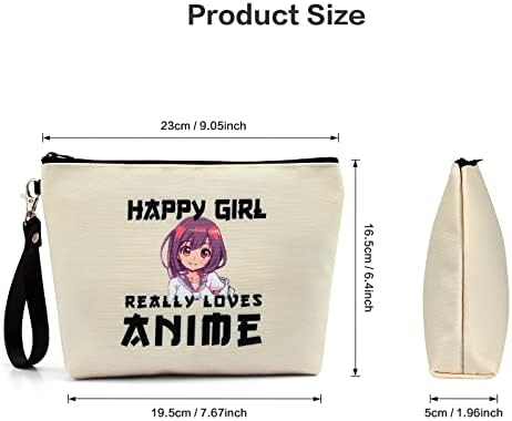 WGXQMC Anime obožavatelji make-up kozmetičke torbe Poklon za žene djevojke platnene torbe