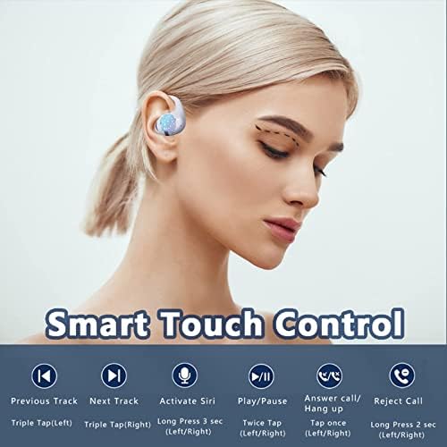 Slušalice otvorenih uha Bežične Bluetooth kosti Provođenje kosti otvoreno uho ušne uši Sport Trčanje za vježbanje ušice za ušice Kosti
