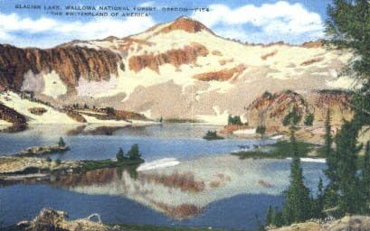 Nacionalna šuma Wallowa, razglednica Oregona