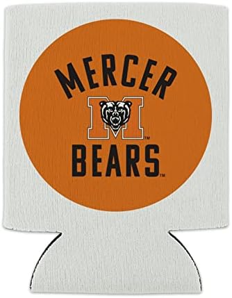 Mercer University Bears Logo Can Cooler - Zagrljaj zagrljaja s rukom koji se može srušiti izolator - pića izolirana držač