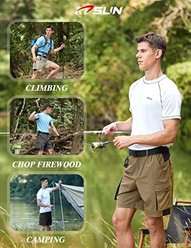 KPSUN -ove muške planinarske kratke kratke hlače taktičke kratke hlače lagane casual golf radne kratke kratke hlače za ribolovno kampiranje
