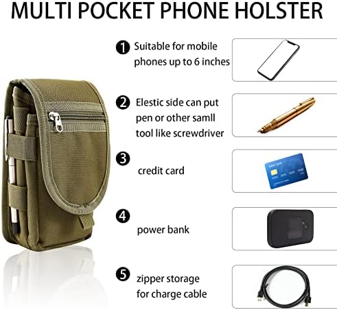 Torbica za telefon, torbica za telefonski pojas, futrola za telefon, torbice za remenje za muškarce, držač za mobitel za iPhone 14