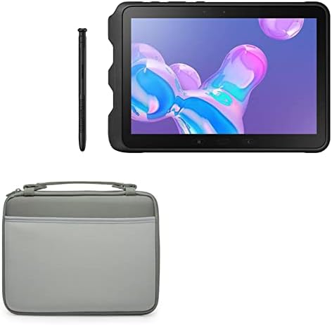 Kutija za kutije kompatibilna sa Samsung Galaxy Tab Active4 Pro - Tvrda krakala, vitka messenger vrećica s messenger torbom poklopci